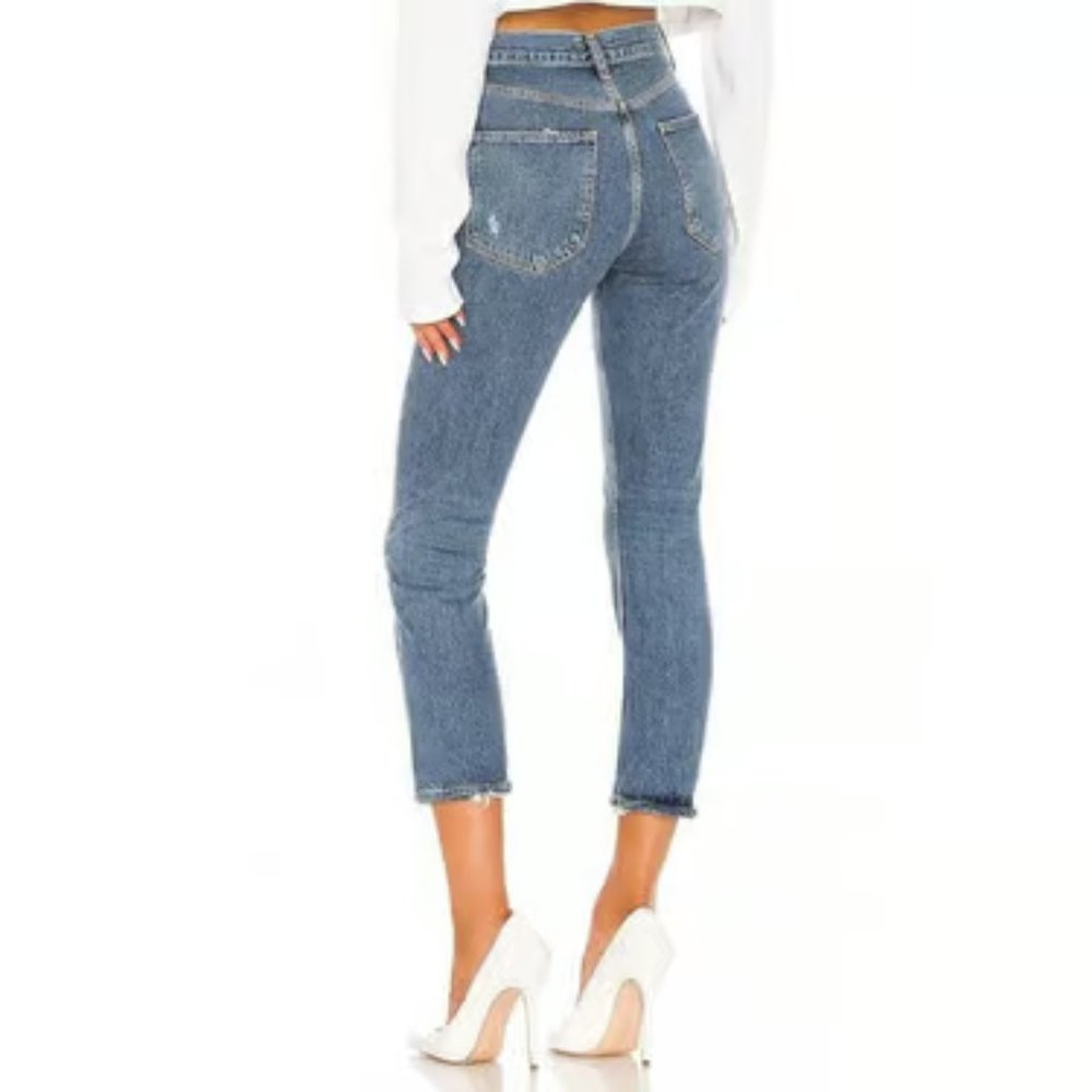 Agolde Riley High Rise Straight Crop